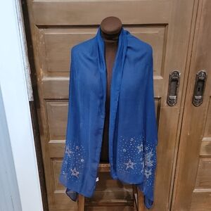 Anlo Midnight Blue Star Scarf